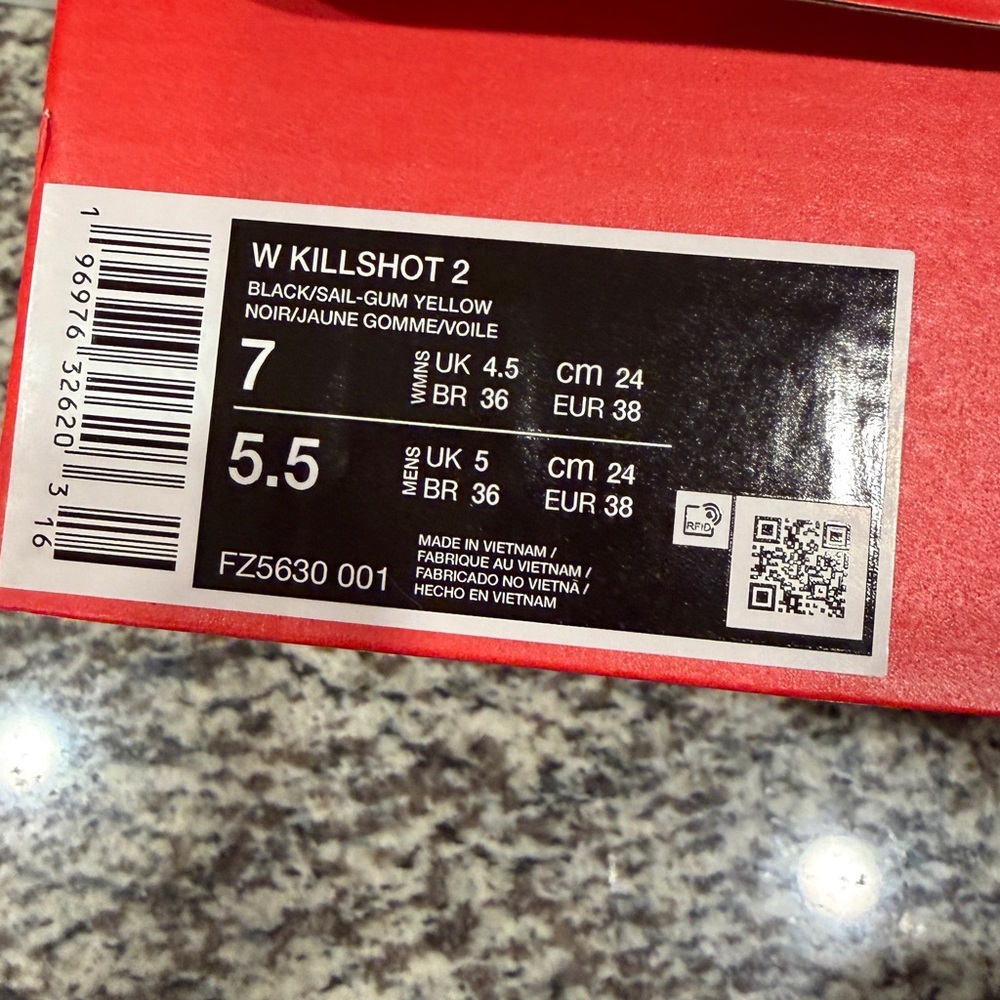 Nike Killshot 2 - Black and Yellow